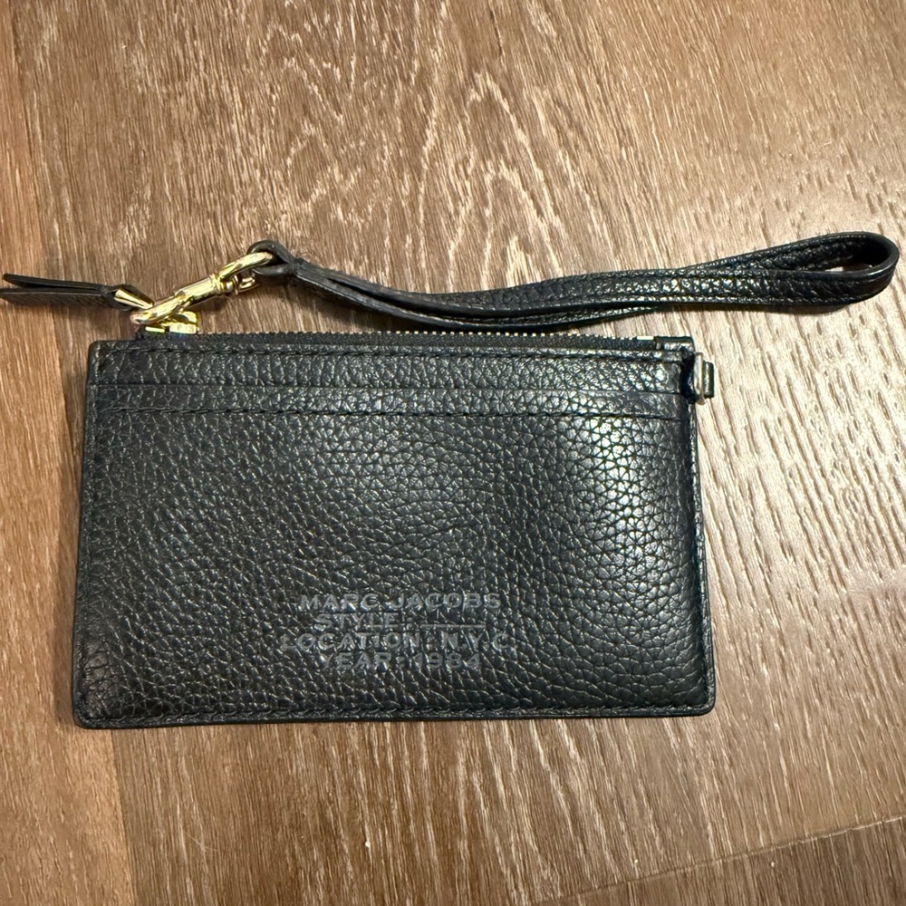 Marc Jacobs Textured Black Leather Accessory